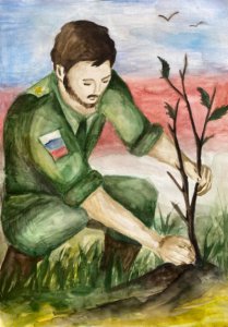 Радикова Валерия - "Природа и честь в единстве" МБОУДО "Катайская детская школа искусств" преподаватель Худякова Лариса Зокировна