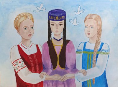 Никулина Анастасия  - Косы разные, да дружба крепкая!