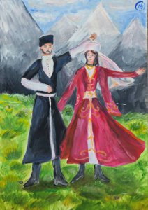 Обабкова Алина- Чеченский танец